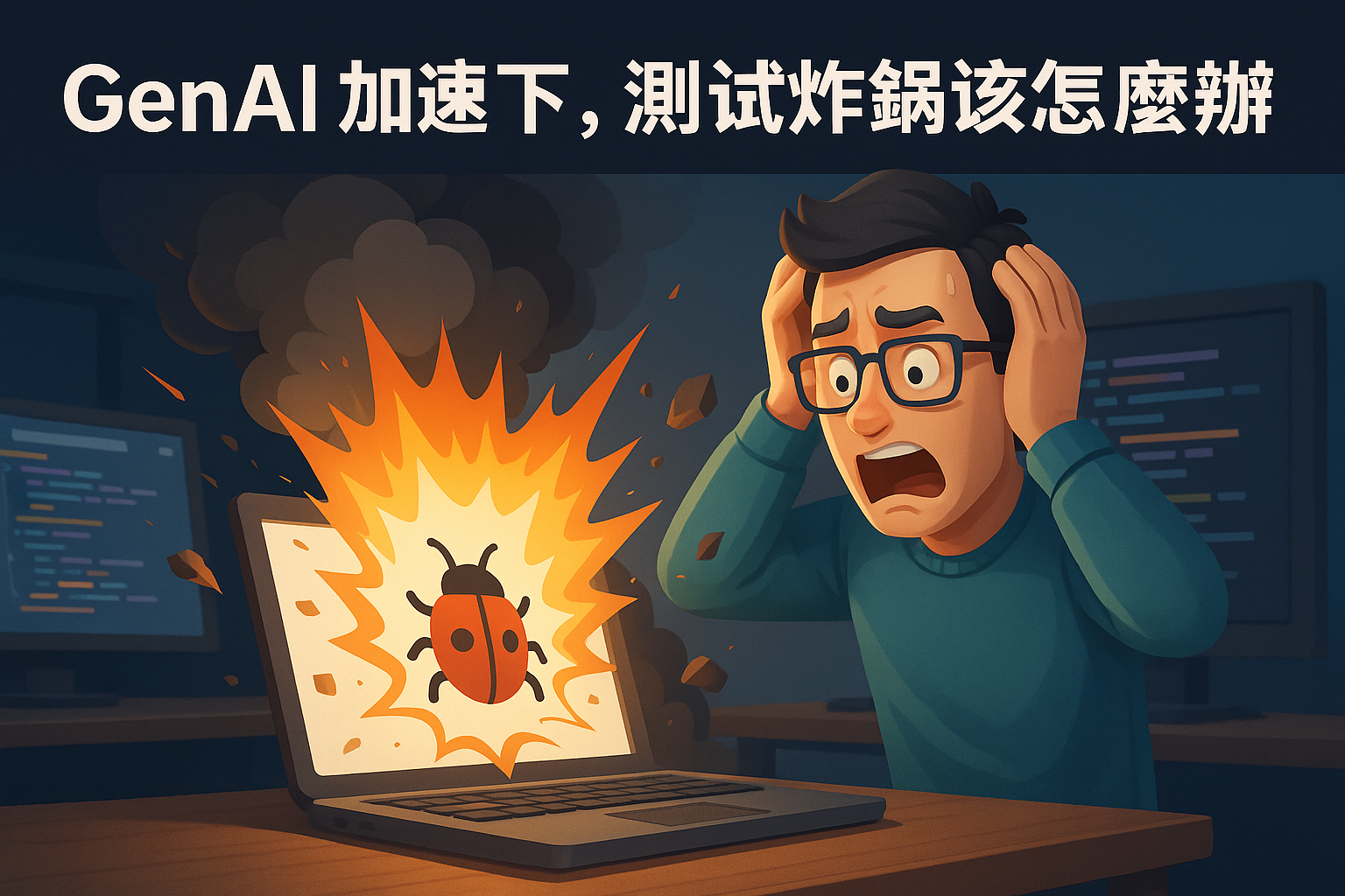 GenAI 加速下, 測試炸鍋該怎麼辦