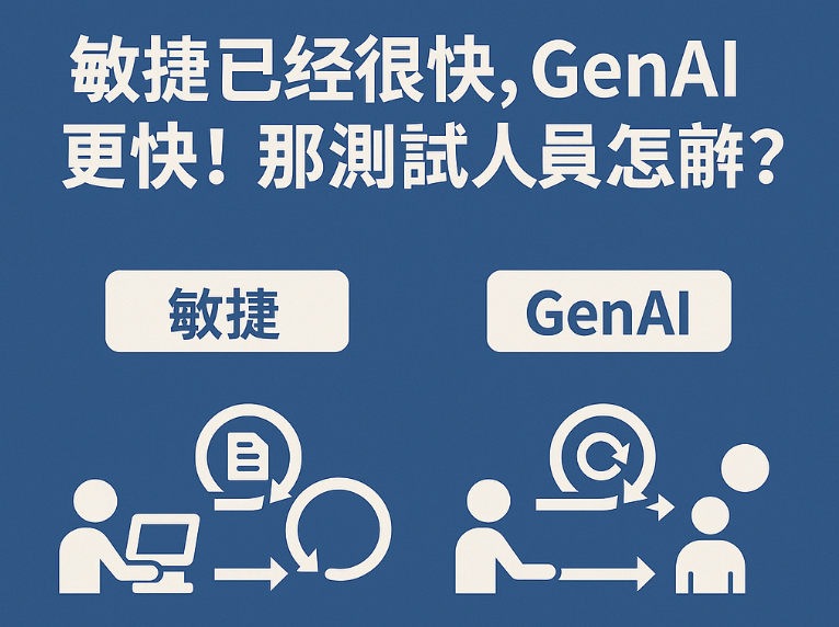 敏捷已經很快，GenAI 更快！那測試人員怎麼辦？